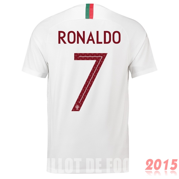 NO.7 Ronaldo Maillot De Foot Portugal Mondial 2018 Exterieur