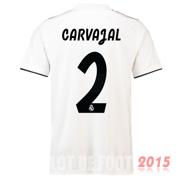 Maillot De Foot Carvajal Real Madrid 18/19 Domicile