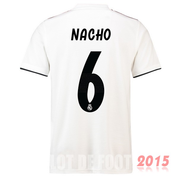 Maillot De Foot Nacho Real Madrid 18/19 Domicile