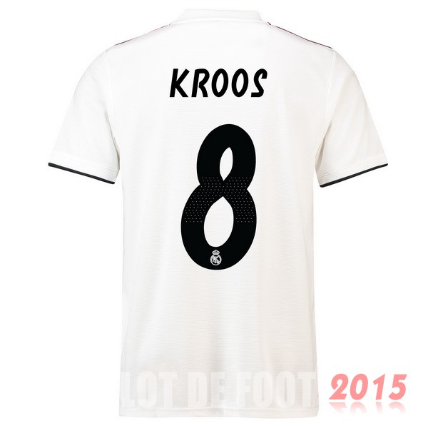 Maillot De Foot Kroos Real Madrid 18/19 Domicile