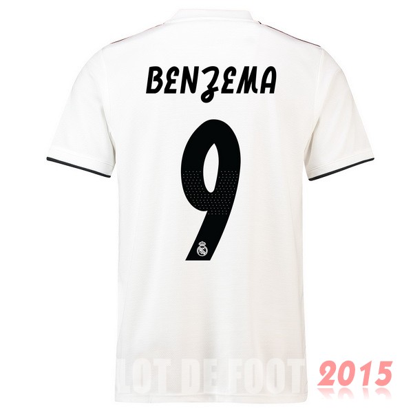 Maillot De Foot Benzema Real Madrid 18/19 Domicile