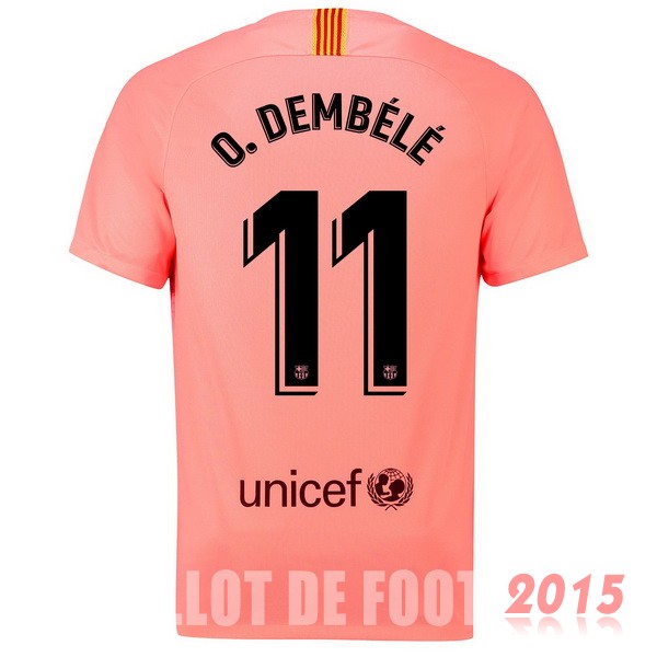 Maillot De Foot O.Dembele Barcelone 18/19 Third