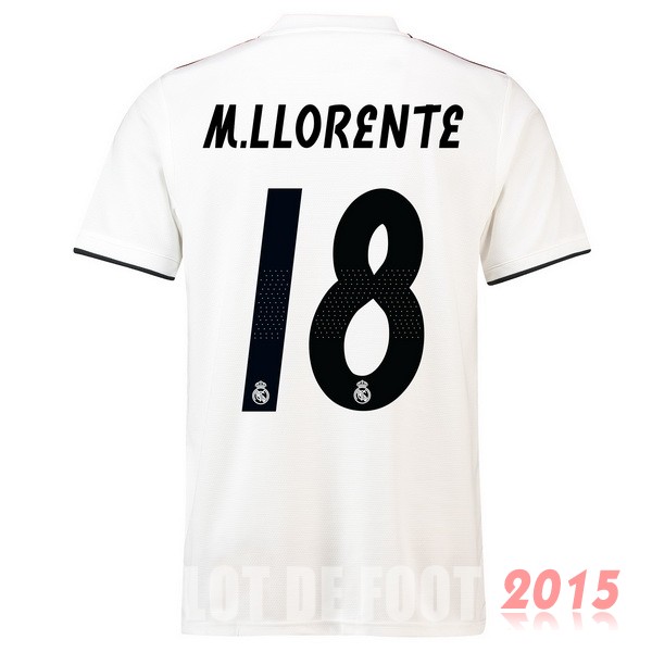 Maillot De Foot M.Llorente Real Madrid 18/19 Domicile