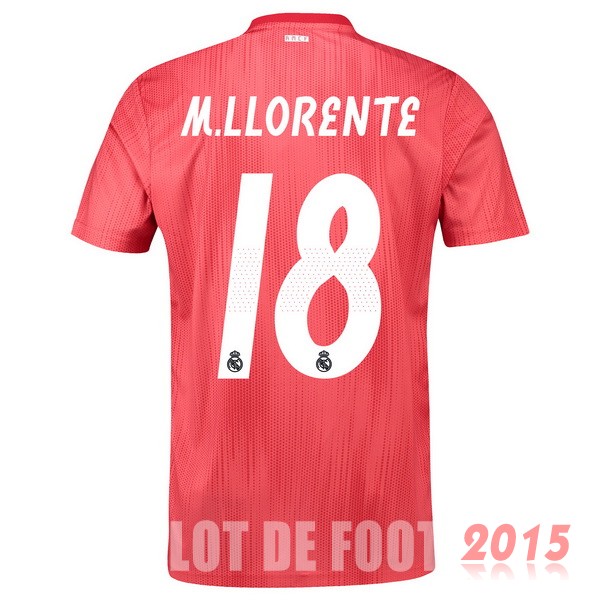 Maillot De Foot M.Llorente Real Madrid 18/19 Third