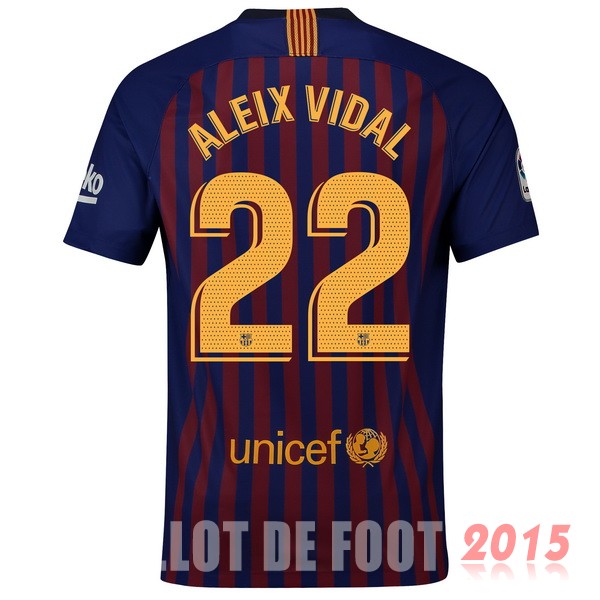 Maillot De Foot Aleix Vidal Barcelone 18/19 Domicile