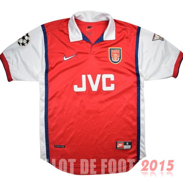 Maillot De Foot Arsenal 1998 1999 Retro Rouge Domicile Maillot De Foot Arsenal 1998 1999 Retro Rouge Domicile