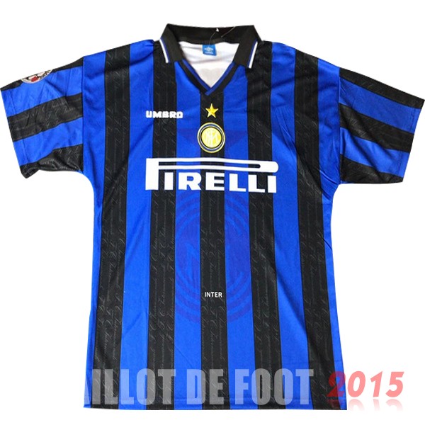 Maillot De Foot Inter Milan 1997 1998 Retro Bleu Domicile Maillot De Foot Inter Milan 1997 1998 Retro Bleu Domicile