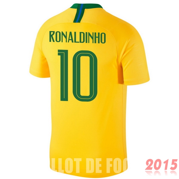 Maillot De Foot Ronaldinho Bresil Mondial 2018 Domicile