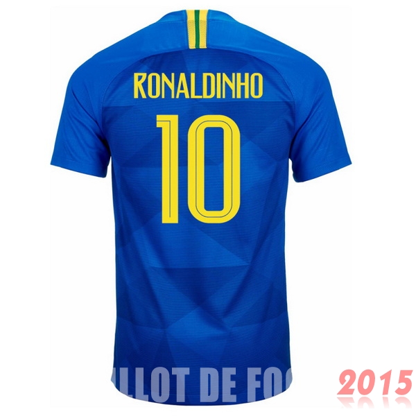 Maillot De Foot Ronaldinho Bresil Mondial 2018 Exterieur