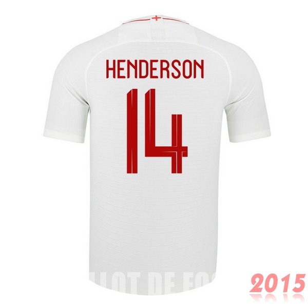 Maillot De Foot Henderson Angleterre Mondial 2018 Domicile