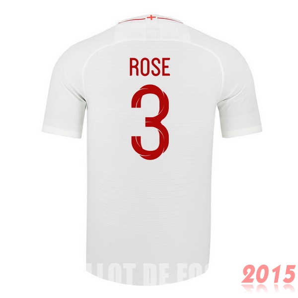 Maillot De Foot Rose Angleterre Mondial 2018 Domicile