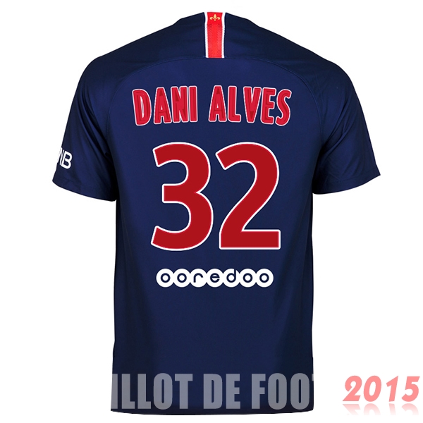 Maillot De Foot Dani Alves Paris Saint Germain 18/19 Domicile