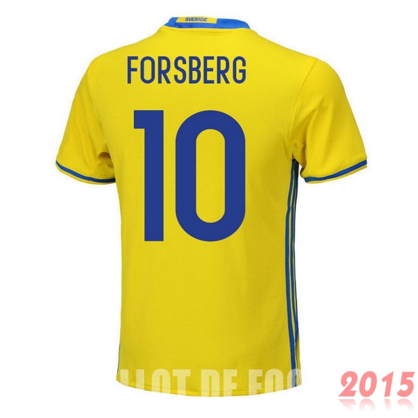Maillot De Foot Forsberg Suède Mondial 2018 Domicile