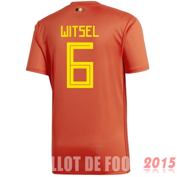 Maillot De Foot Witsel Belgique Mondial 2018 Domicile