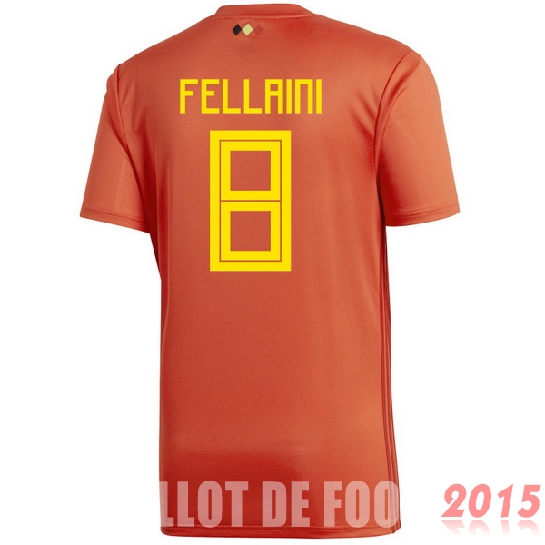 Maillot De Foot Fellaini Belgique Mondial 2018 Domicile