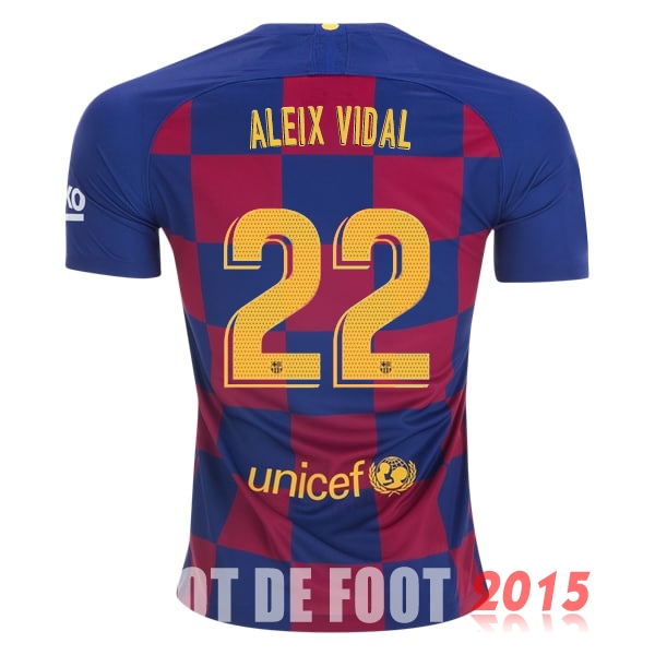 Maillot De Foot Aleix Vidal Barcelone 19/20 Domicile