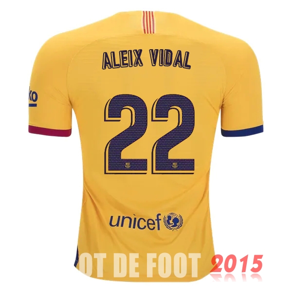 Maillot De Foot Aleix Vidal Barcelone 19/20 Exterieur