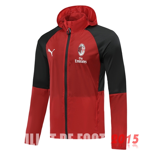 Coupe Vent AC Milan Rouge Noir 19/20 Coupe Vent AC Milan Rouge Noir 19/20