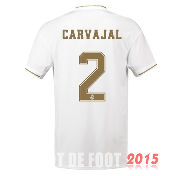 Maillot De Foot Carvajal Real Madrid 19/20 Domicile