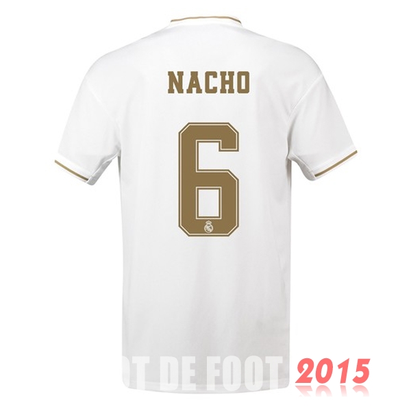 Maillot De Foot Nacho Real Madrid 19/20 Domicile