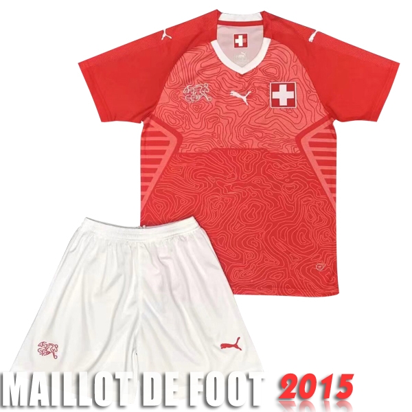 Maillot De Foot Suisse Mondial Enfant 2018 Domicile