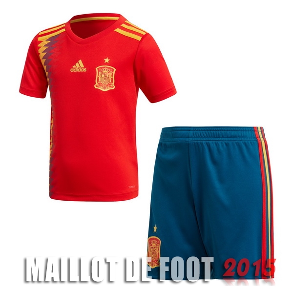 Maillot De Foot Espagne Enfant Mondiall 2018 Domicile Un ensemble