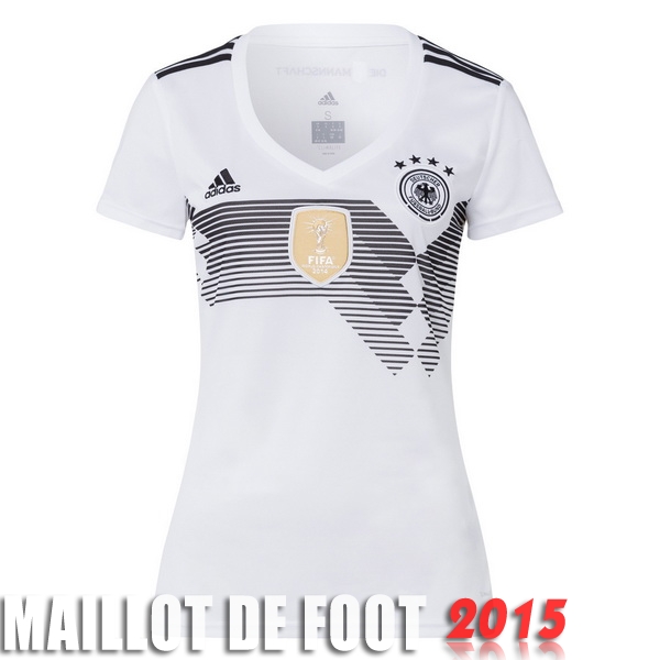 Maillot De Foot Allemagne Femme Mondiall 2018 Domicile