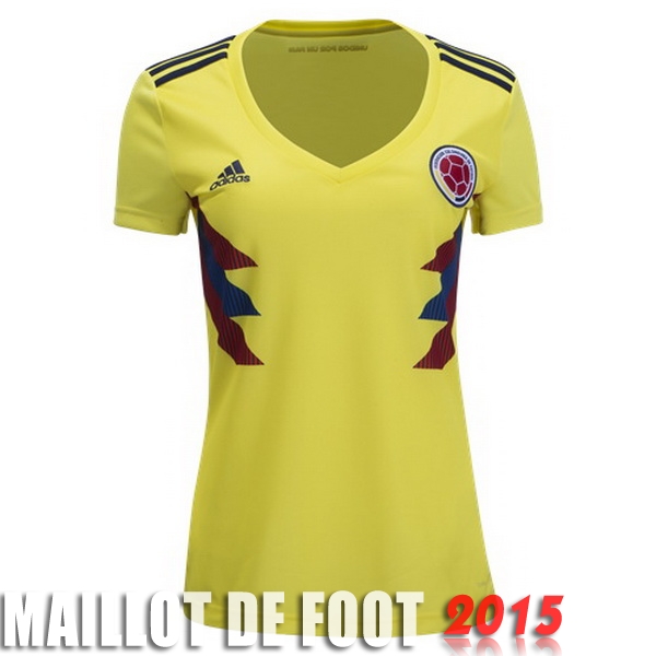 Maillot De Foot Colombie Femme Mondial 2018 Domicile
