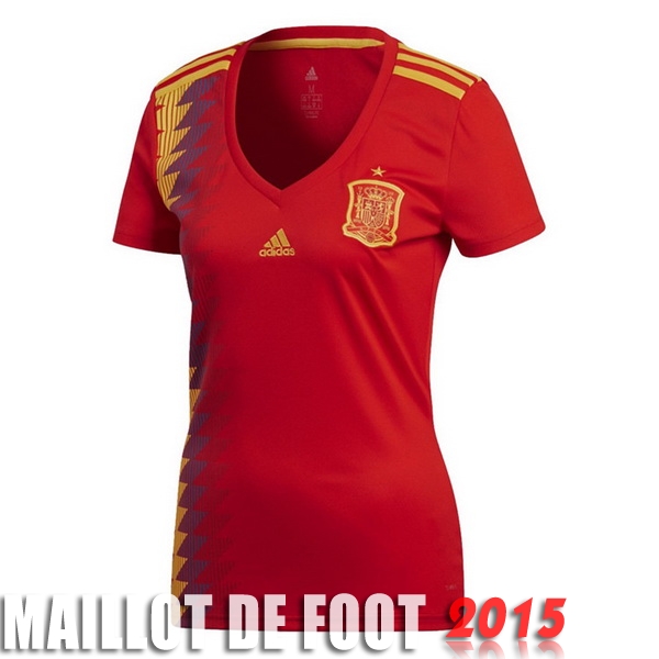 Maillot De Foot Espagne Femme Mondiall 2018 Domicile