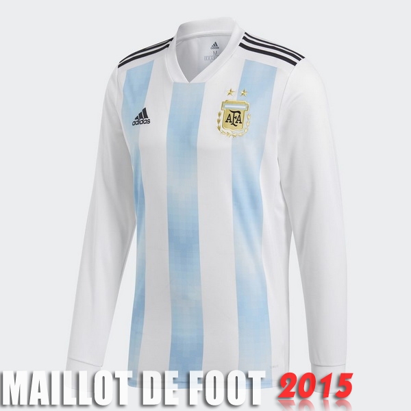 Maillot De Foot Argentine Manche Longue Mondial 2018 Domicile