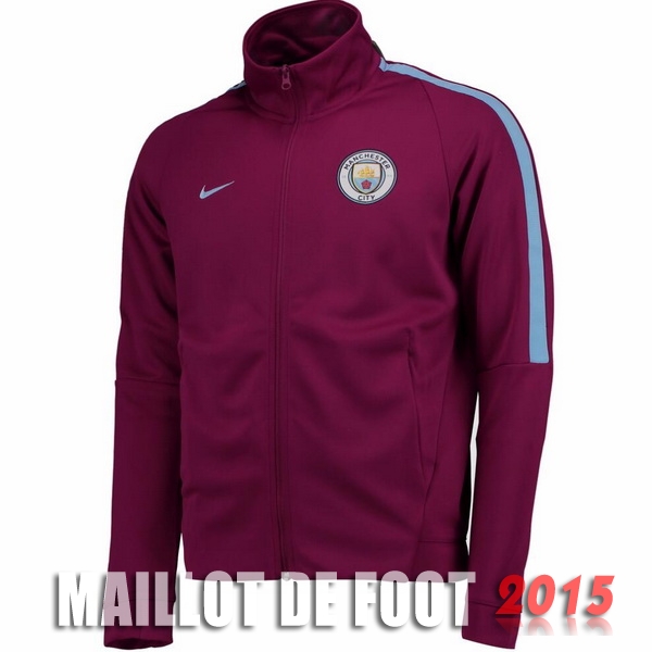 Veste Manchester City Rouge Marine 17/18 Veste Manchester City Rouge Marine 17/18