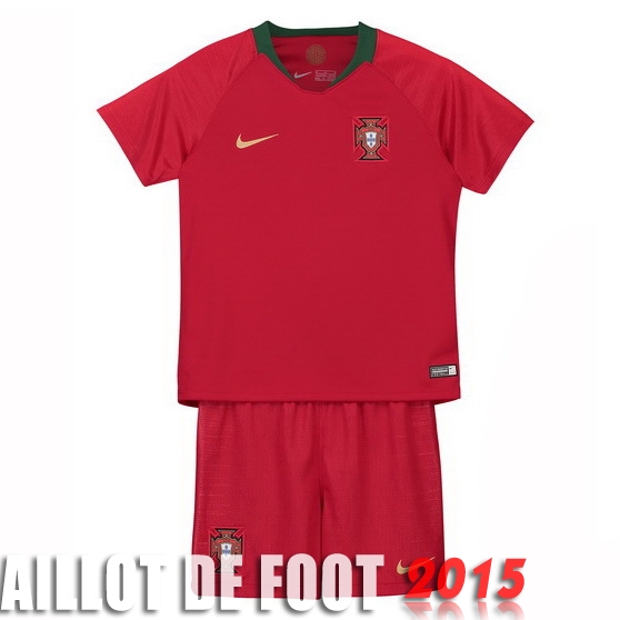 Maillot De Foot Portugal Enfant Mondiall 2018 Domicile Un ensemble