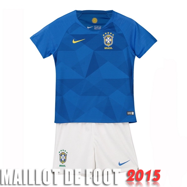 Maillot De Foot Bresil Enfant Mondiall 2018 Exterieur Un ensemble