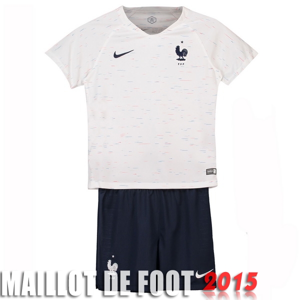 Maillot De Foot France Enfant Mondiall 2018 Exterieur Un ensemble