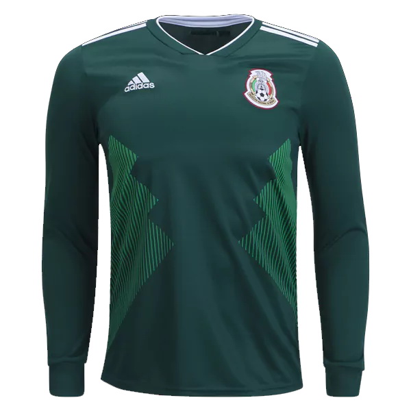 Maillot De Foot Mexique Mondial Manches Longues 2018 Domicile