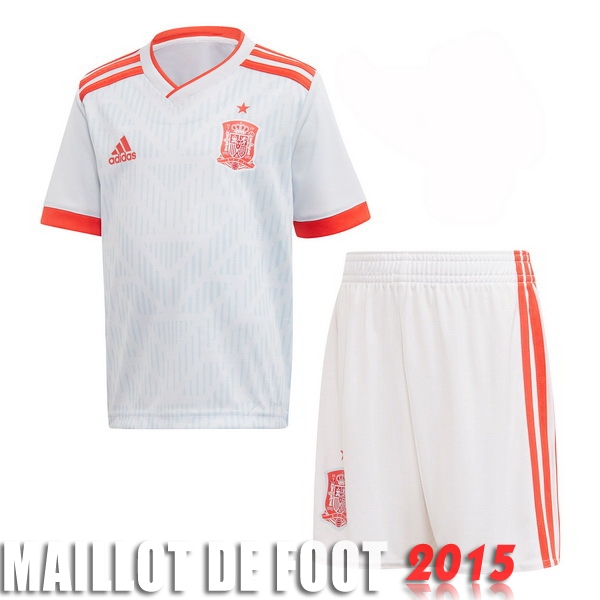 Maillot De Foot Espagne Enfant Mondiall 2018 Exterieur Un ensemble