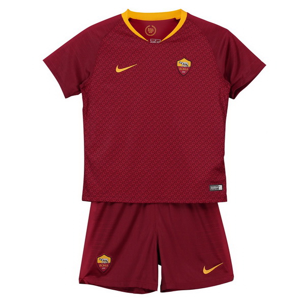 Maillot De Foot AS Roma Enfant 18/19 Domicile Un ensemble