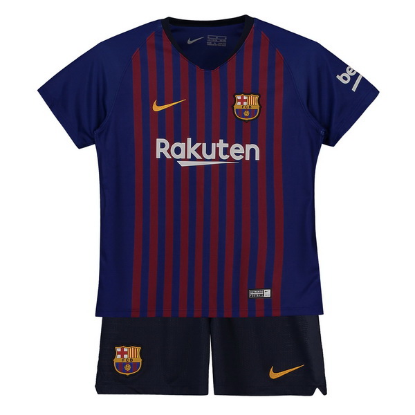 Maillot De Foot Barcelone Enfant 18/19 Domicile Un ensemble