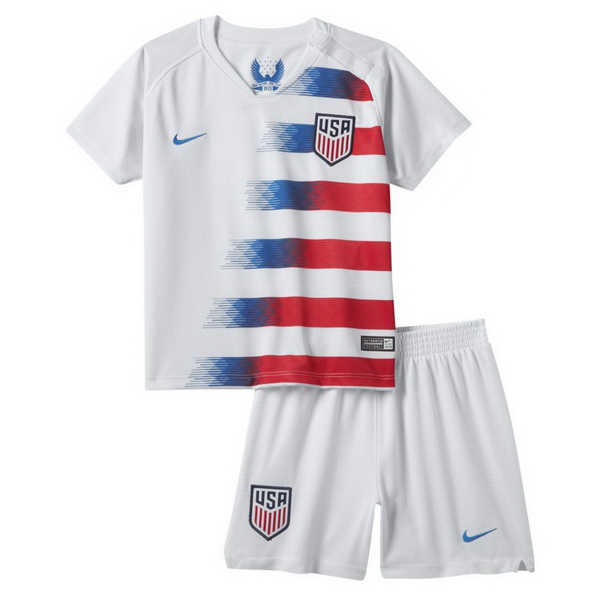 Maillot De Foot Etats Unis Enfant Mondiall 2018 Domicile Un ensemble