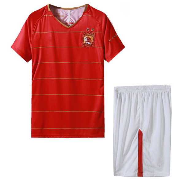 Maillot De Foot Evergrande Enfant 18/19 Domicile Un ensemble