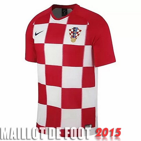 Thailande Maillot De Foot Croatie Mondial 2018 Domicile