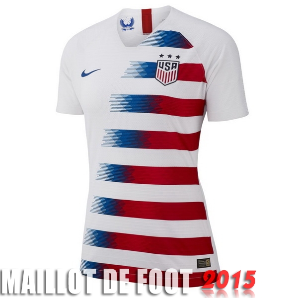 Maillot De Foot Etats Unis Femme Mondiall 2018 Domicile