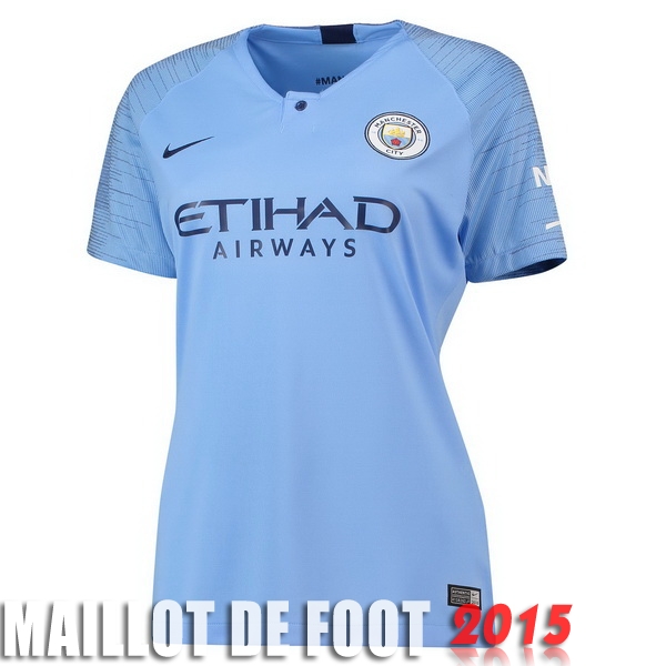 Maillot De Foot Manchester City Femme 18/19 Domicile