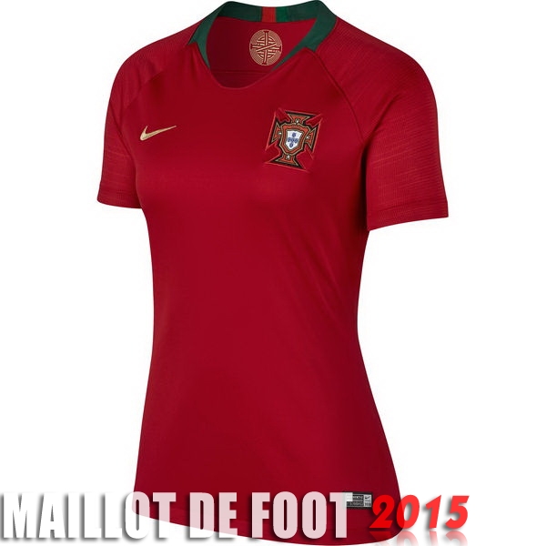 Maillot De Foot Portugal Femme Mondiall 2018 Domicile