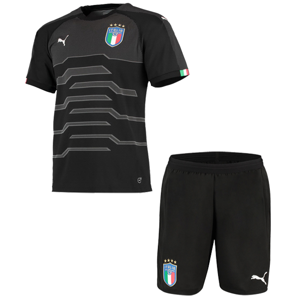 Maillot De Foot Italie Enfant Gardien Mondiall 2018 Domicile Un ensemble