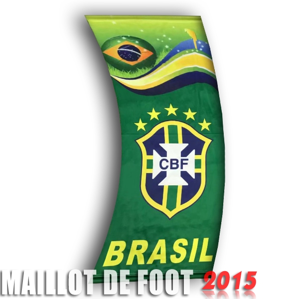 Football Drapeau de Brésil Vert