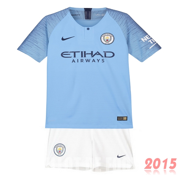 Maillot De Foot Manchester City Enfant 18/19 Domicile Un ensemble