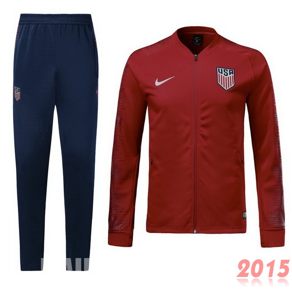 Survêtements Etats Unis Rouge 2018 Survêtements Etats Unis Rouge 2018