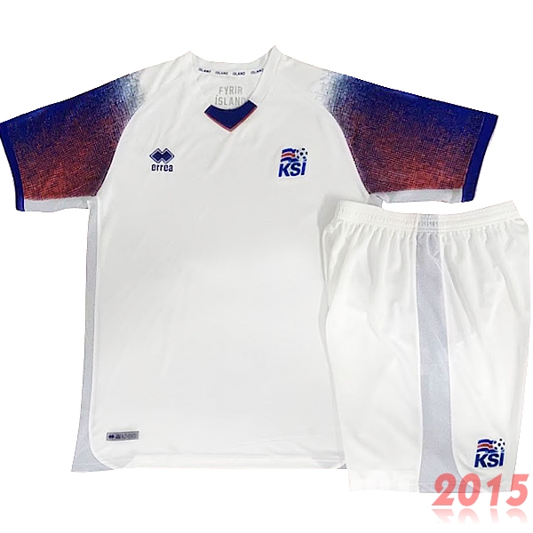 Maillot De Foot Islande Enfant 2018 Exterieur Un ensemble