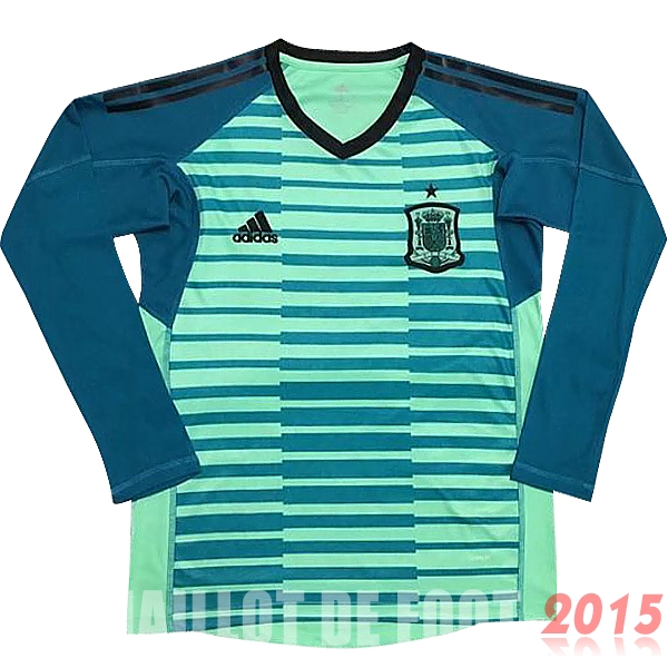 Maillot De Foot Espagne Gardien Manches Longues 2018 Vert